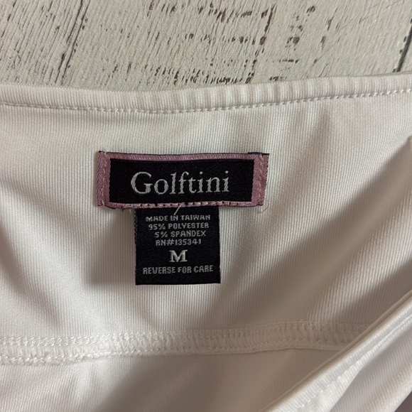 Golftini Women's Pull-on Mesh trim Skort - Picture 3 of 4